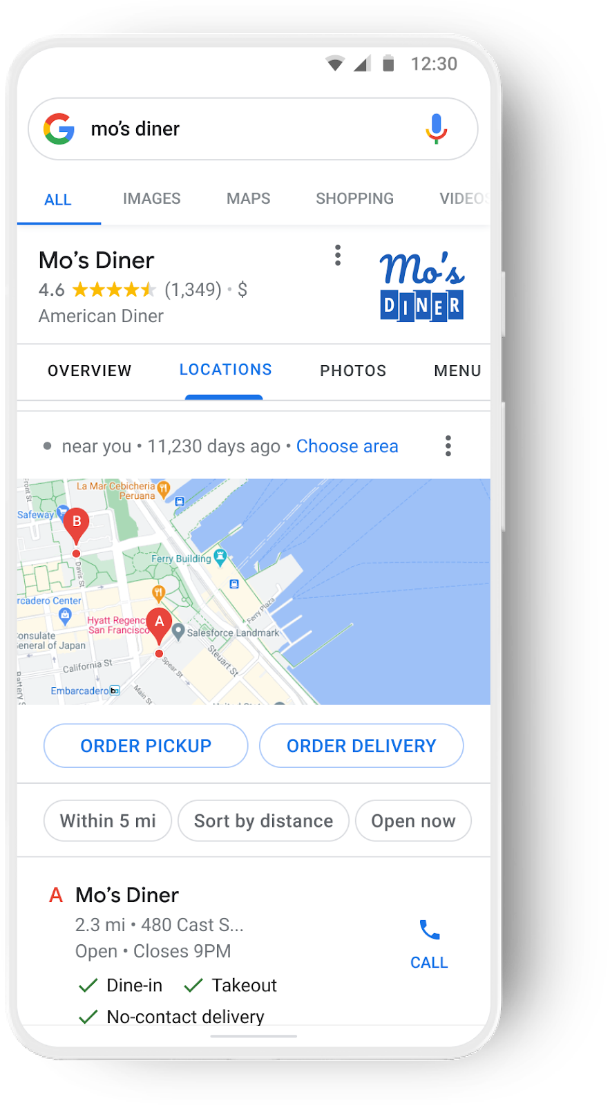 Maps - Google Food Ordering